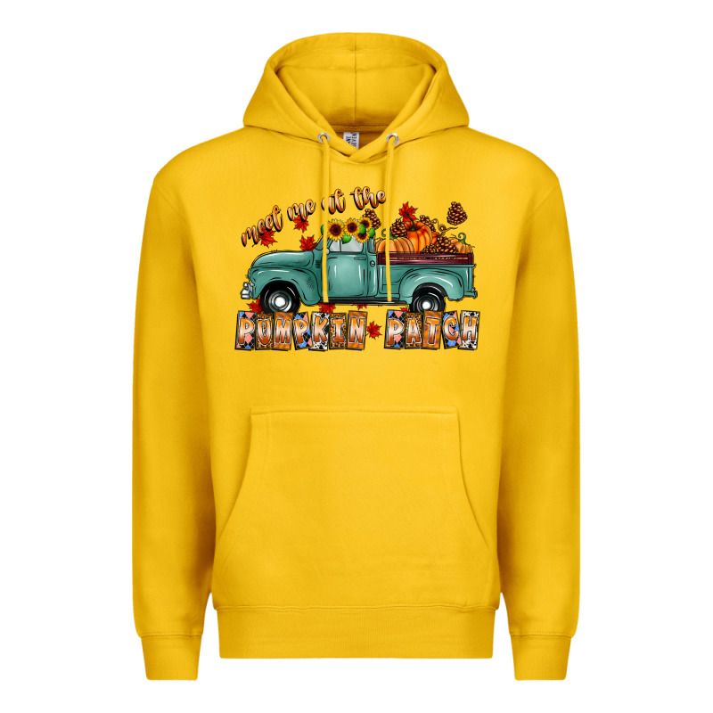 Meet Me Af The Pumpkin Patch Premium Hoodie by CowhideDigitalArt | Teevron