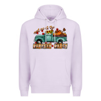 Lilac meet me af the pumpkin patch Premium Hoodie - CowhideDigitalArt