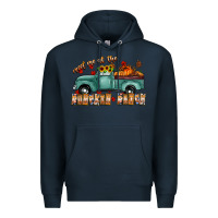 Navy meet me af the pumpkin patch Premium Hoodie - CowhideDigitalArt