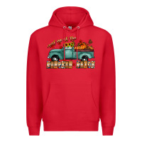 Red meet me af the pumpkin patch Premium Hoodie - CowhideDigitalArt