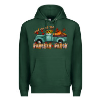 Sports Green meet me af the pumpkin patch Premium Hoodie - CowhideDigitalArt