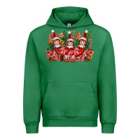 Emerald Christmas girl elfs Urban Hoodie - FaDigitalArtStudio
