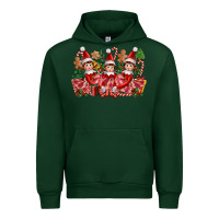 Foreset Green Christmas girl elfs Urban Hoodie - FaDigitalArtStudio