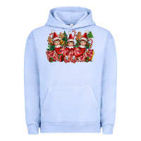 Pigment Grape Ice Christmas girl elfs Urban Hoodie - FaDigitalArtStudio