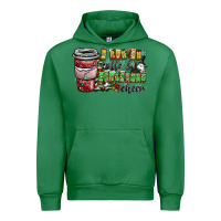 Emerald I Run On Coffee And Christmas Cheer Urban Hoodie - CowhideDigitalArt