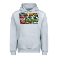 Heather Grey I Run On Coffee And Christmas Cheer Urban Hoodie - CowhideDigitalArt