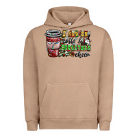 Pigment Burro I Run On Coffee And Christmas Cheer Urban Hoodie - CowhideDigitalArt