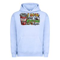 Pigment Grape Ice I Run On Coffee And Christmas Cheer Urban Hoodie - CowhideDigitalArt