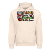 Sandshell I Run On Coffee And Christmas Cheer Urban Hoodie - CowhideDigitalArt