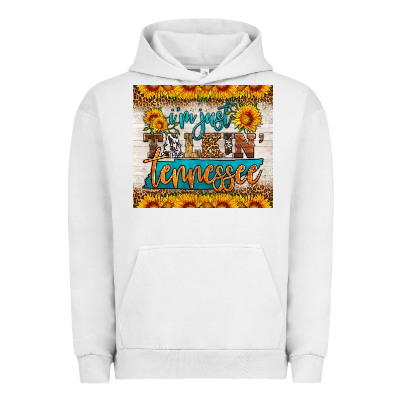 I'm Just Talking Tennessee Tumbler Urban Hoodie by HRA Design Shop | Teevron
