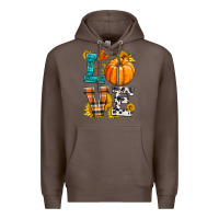 Coffee love pumpkin Premium Hoodie - HRA Design Shop