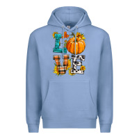 Colony Blue love pumpkin Premium Hoodie - HRA Design Shop