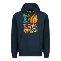 Navy love pumpkin Premium Hoodie - HRA Design Shop