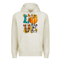 Oatmeal Heather love pumpkin Premium Hoodie - HRA Design Shop