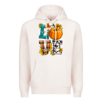 Pale Pink love pumpkin Premium Hoodie - HRA Design Shop