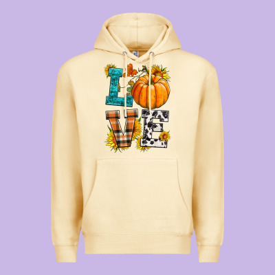 Love Pumpkin Premium Hoodie Designed By Hra Design Shop
