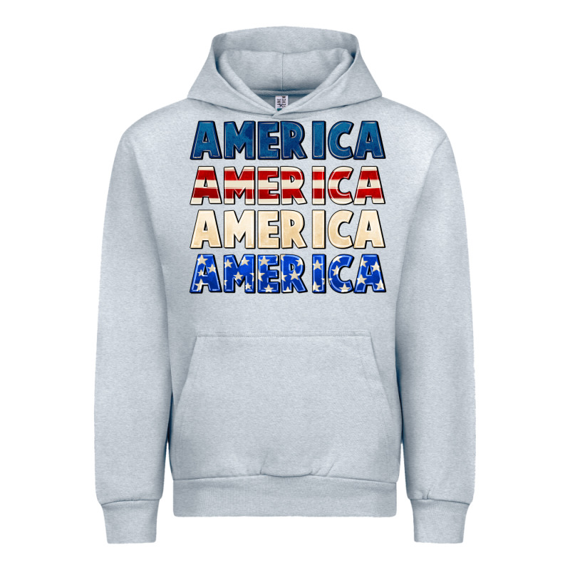 America 4th Of July Urban Hoodie by CowGirlArtShop | Teevron