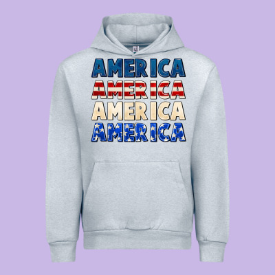 America 4th Of July Urban Hoodie Designed By Cowgirlartshop