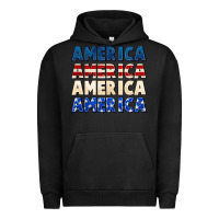 Pigment Black America 4th of July Urban Hoodie - CowGirlArtShop