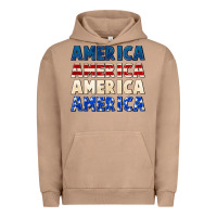 Pigment Burro America 4th of July Urban Hoodie - CowGirlArtShop