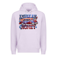 Lilac American honey 4th of july Premium Hoodie - CowGirlArtShop