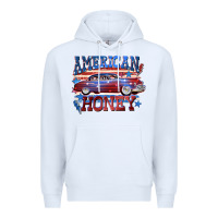 White American honey 4th of july Premium Hoodie - CowGirlArtShop