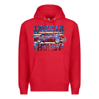 Red American honey 4th of july Premium Hoodie - CowGirlArtShop