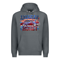 Rock American honey 4th of july Premium Hoodie - CowGirlArtShop