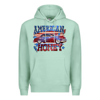Seafoam American honey 4th of july Premium Hoodie - CowGirlArtShop