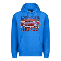 True Royal American honey 4th of july Premium Hoodie - CowGirlArtShop
