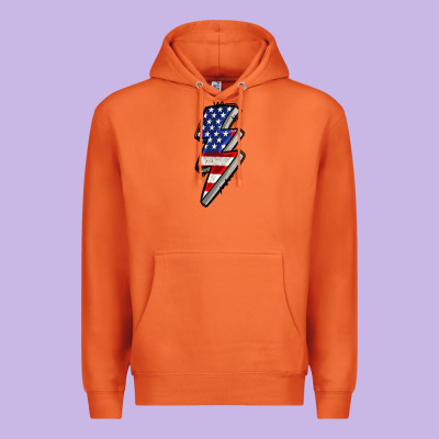 American Lightning Bold 4th Of July Premium Hoodie Designed By Cowgirlartshop