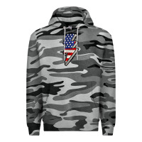 Slate Camo American lightning bold 4th of july Premium Hoodie - CowGirlArtShop