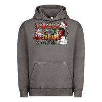 Pigment Tornado I Believe In Santa And Coffee Urban Hoodie - CowhideDigitalArt
