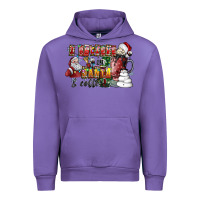 Tulip I Believe In Santa And Coffee Urban Hoodie - CowhideDigitalArt