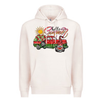 Pale Pink hello summer Premium Hoodie - SublimationCraftShop