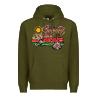 Army Green hello summer Premium Hoodie - SublimationCraftShop
