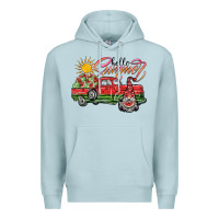 Blue Mist hello summer Premium Hoodie - SublimationCraftShop