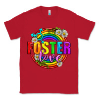 Red Foster Love Pride Lgbtq Classic Tee - BundleAndBundleShop