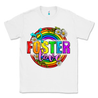 White Foster Love Pride Lgbtq Classic Tee - BundleAndBundleShop