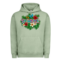 Pigment Oil Green summer Urban Hoodie - SublimationCraftShop