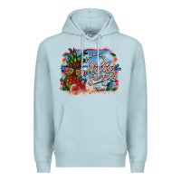 Blue Mist hello summer Premium Hoodie - SublimationCraftShop