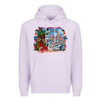Lilac hello summer Premium Hoodie - SublimationCraftShop