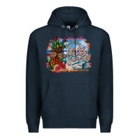 Navy hello summer Premium Hoodie - SublimationCraftShop