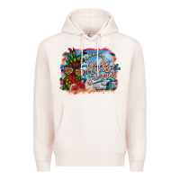 Pale Pink hello summer Premium Hoodie - SublimationCraftShop