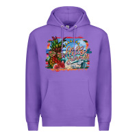 Purple hello summer Premium Hoodie - SublimationCraftShop