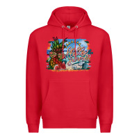 Red hello summer Premium Hoodie - SublimationCraftShop
