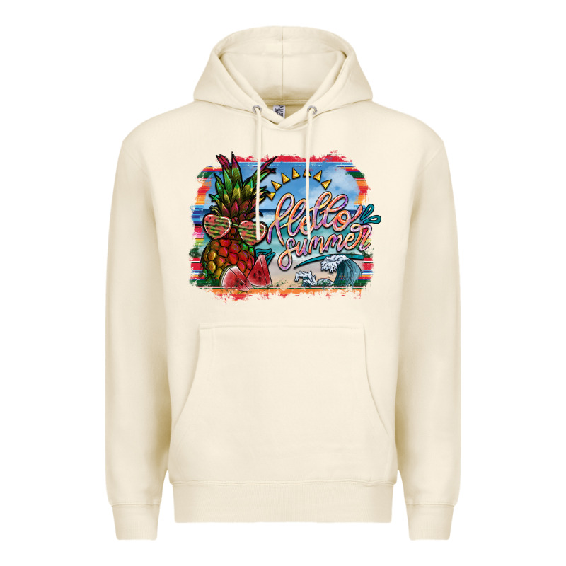 Hello Summer Premium Hoodie by SublimationCraftShop | Teevron