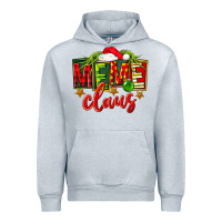Heather Grey Christmas meme claus Urban Hoodie - FaDigitalArtStudio