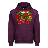 Mauve Wine Christmas meme claus Urban Hoodie - FaDigitalArtStudio