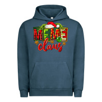 Pigment Midnight Navy Christmas meme claus Urban Hoodie - FaDigitalArtStudio